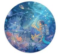 Premium 1000 Piece Jigsaw Puzzle Adults Underwater Kingdom Colorful Coral Reefs And Exotic Fishes Educational Puzzle with 1000 Interlocking Pieces for All Ages