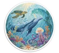 Premium 1000 Piece Jigsaw Puzzles for Adults Ocean Secrets Stunning Underwater Landscape with Turtles Seashells And Sunken Treasures Durable Puzzle for Hours of Fun