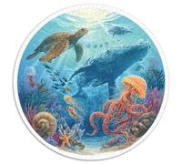 Premium 1000 Piece Jigsaw Puzzles for Adults Ocean Secrets Stunning Underwater Scene with Marine Life Challenging Puzzle Game for Stress Relief And Family Fun