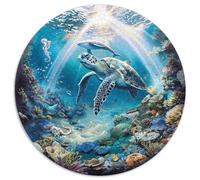 Premium 1000 Piece Jigsaw Puzzles for Adults Ocean Secrets Stunning Underwater Scene with Marine Life Challenging Puzzle Game for Stress Relief And Family Fun