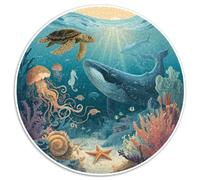 Premium 1000 Piece Jigsaw Puzzles for Adults Ocean Secrets Stunning Underwater Scene with Marine Life Challenging Puzzle Game for Stress Relief And Family Fun