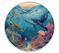 Premium 1000 Piece Jigsaw Puzzles for Adults Ocean Secrets Stunning Underwater Scene with Marine Life Challenging Puzzle Game for Stress Relief And Family Fun