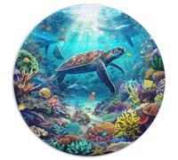 Premium 1000 Piece Jigsaw Puzzles for Adults Ocean Secrets Stunning Underwater Scene with Marine Life Challenging Puzzle Game for Stress Relief And Family Fun