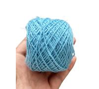 Premium 100g Long Mink Wool Yarn for Crochet and Knitting - Soft, Durable, and Versatile Long-Haired Yarn(606 Light Lake Blue A)