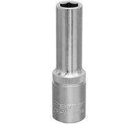 Premium 11mm Deep Drive Socket - 1/2 Inch Square Chrome Vanadium Tool