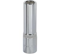 Premium 11mm Deep Drive Socket - Forged Chrome Vanadium Steel With 3/8" Square Drive