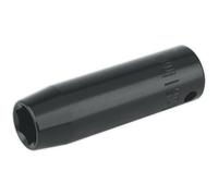 Premium 11mm Forged Deep Impact Socket - 3/8 Inch Square Drive Chrome Vanadium Tool