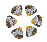 Premium 12-Piece Guitar Picks Set with Storage Case - 3 Thicknesses (0.46mm/0.71mm/0.96mm) for Guitar & Ukulele - ABS Material with Smooth Edges & Clear Printing