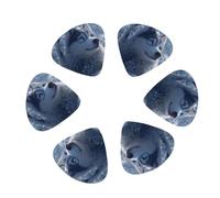 Premium 12-Piece Guitar Picks Set with Storage Case - 3 Thicknesses (0.46mm/0.71mm/0.96mm) for Guitar & Ukulele - ABS Material with Smooth Edges & Clear Printing