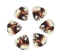 Premium 12-Piece Guitar Picks Set with Storage Case - 3 Thicknesses (0.46mm/0.71mm/0.96mm) for Guitar & Ukulele - ABS Material with Smooth Edges & Clear Printing