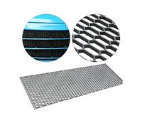 Premium 120x40cm Black ABS Honeycomb Mesh Grille Vent Cover for Front Bumper & Air Intakes - Universal Car Grille