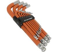 Premium 13 Piece Long Jumbo Ball-End Hex Key Set With Anti-Slip Coating
