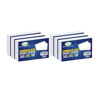 [ ] . | Premium 130 GSM Heavyweight Paper | White Index Cards for Gcse & A-Level Revision, Memory Practice & Office Use