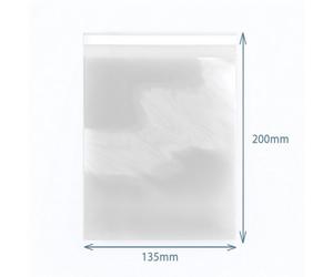 Premium 135X200mm Resealable Polypropylene Bags For Gift & Product Packaging