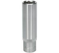 Premium 13mm Forged Steel Deep Drive Socket - 3/8" Square Drive - Chrome Vanadium Tool