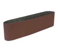 PREMIUM 150mm x 1220mm Sanding Belt - 100 Grit Aluminium Oxide Cloth Backed Loop