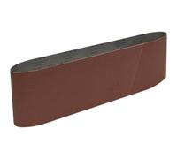 PREMIUM 150mm x 1220mm Sanding Belt - 80 Grit Aluminium Oxide Cloth Backed Loop