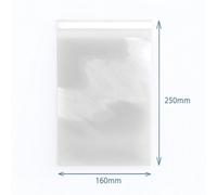 Premium 160X250mm Resealable Polypropylene Bags For Gift & Product Packaging