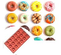 Premium 18-Cavity Semi-Ball Silicone Baking Mould, FantasyDay Anniversary Birthday Tray-Wedding Festival Party Silicone Cake Mold for Muffins Brownie Cornbread Candy Chocolates Butter Soap Gummy Bread