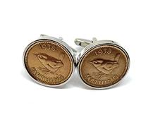 Premium 1938 Farthing cufflinks for a 87th Birthday cufflinks SLV