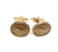 Premium 1939 Farthing cufflinks for a 86th Birthday cufflinks RG