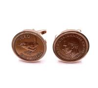 Premium 1940 Farthing cufflinks 86th birthday gifts for men cufflinks HT RG