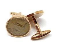 Premium 1950 Farthing cufflinks for a 75th Birthday cufflinks