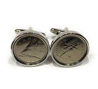 Premium 1981 Canadian Dime for a 45th Birthday or Anniversary cufflinks
