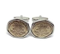 Premium 1984 Original 20p for a 41st birthday/Anniversary Cufflinks ideal for a 41st birthday SLV