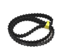 Premium 2 pcs D258XL/260/262/264/266/268/270/274/276 Rubber Double-sided Toothed Belt, Width 9-30mm DH DA Timing Belt(D258XL,25mm)