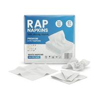 Premium 2-Ply White Dinner Napkins 40 x 40 cm 1/4 Fold - Pack of 100 Soft, Absorbent Table Napkins for Restaurants, Cafés, Catering, Weddings & Home Party Tissues