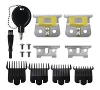 Premium 2 Sets #04710/04521 Replacement Blades for Andis #04710#04521 T O-utliners Trimmer, Cutting T Style Blades for Andis T-out-liners G GO GTO GTX Headliner LS2/3