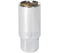 Premium 21mm Magnetic Spark Plug Socket - 3/8 Inch Drive In Chrome Vanadium Steel
