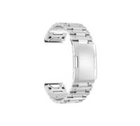 Premium 26mm & 22mm Stainless Steel Metal Watch Band for Garmin Fenix 6, 6X, 7X, 7 Solar, Pro, 5 Plus, Instinct, Epix Gen 2 - Stylish & Durable Replacement Strap(Silver,22mm)