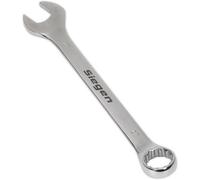 Premium 27mm Hardened Steel Combination Spanner - Polished Chrome Vanadium Wrench