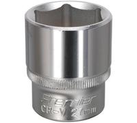 Premium 27mm Steel Drive Socket - Durable Chrome Vanadium Wrench Tool For Professionals