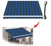 Premium 280g Polyester Retractable Patio ning Replacement - Water-Resint Sun Canopy Cover for Outdoor Spaces & Doors - 19.5x9ft, Color A - Perfect Outdoor e Solut