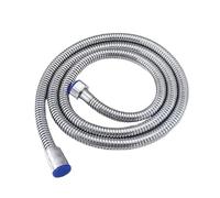 Premium 2M Black 304 Stainless Steel Flexible Shower Hose - High-Pressure Shower Pipe Extension Bathroom Accessory for Enhanced Water Flow and Versatile Shower Heads
