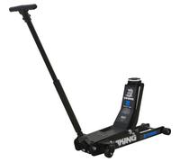 Premium 2T Long Reach Trolley Jack With Rocket Lift And Dead Man's Control