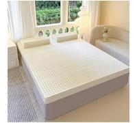 Premium 3-Inch Latex Mattress Topper - Breathable Cover, 100x190cm (39x75in) for Optimal Alignment, Motion Isolation & Enhanced Sleep Comfort - Perfect for Back Pain Relief