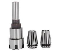 Premium 3-Piece CNC Lathe Tool Set - 6.5mm & 13mm Collet Chuck Milling Cutters with 1/2 Extension Rod - Perfect for Accurate Woodworking & Metalworking on Trimming, Milling &