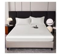 Premium 3-Piece Fitted Sheet Set With Pillowcases, Deep Pocket Design Bedding For Secure Comfort(White,180 * 200cm/71 * 79in)