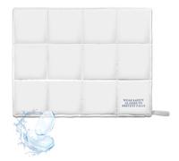 Premium 3-Ply White Microfiber Lens Cleaning Mat for Hard & Ortho-K Contact Lenses | Anti-Slip, Super Absorbent, Lint-Free Eyecare Towel for Damage Prevention