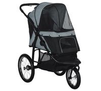 Premium 3-Wheel Pet Stroller - Foldable, Comfortable, and Stylish for Small/Medi