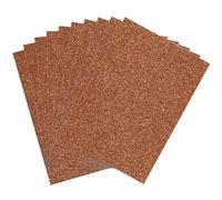 Premium 30-Pack A4 Brown Glitter Card 350gsm by Blitz Craft, Extra Thick Double Sided Non Shed Glitter Cardstock for Cricut, Cake Toppers, Scrapbooking, Wedding Invitations & DIY Craft Paper Projects
