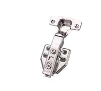 Premium 304 SS Soft Close Hydraulic Hinges for Cabinets - 2 Pack, Quiet Self-Closing Door Hinges with Installation Kit(in The Corner)