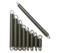 Premium 304 Stainless Steel Expansion Springs - Tension Hooks with 0.7-0.8mm Wire Diameter, for Mechanical Applications(0.8 x 6 x 280mmx1pcs)