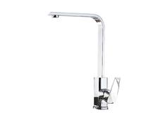 Premium 304 Stainless Steel Kitchen Faucet Pull Out Tap with 2 Function Sprayer Single Handle Hot & Cold Water Mixer for Sink (CP17 Plating)