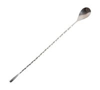 Premium 304 Stainless Steel Stirring Spoon Double Ended Design Smooth Polished Front for Coffee Cocktails Dessert Bartenders Spoon for Coffee and Ice Creams