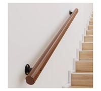 Premium 31in Wooden Anti-Slip Stair Safety Rail - Wall-Mounted, Sturdy & Stylish Design for Attics & Balconies, Single Piece 80cm (2.6ft) Safety Solution